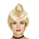 Peluca rubia estilo condesa para disfraz de época 