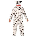 Adulto con disfraz completo de dálmata tipo pijama