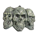 plafón con 3 calaveras para decoración de halloween