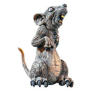 Rata gigante firme 32 cm accesorio terror para decoración o completar look espeluznante en Halloween