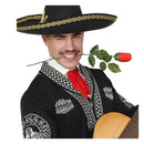 rosa roja romántica accesorio elegante para temática cabaret o flamenca