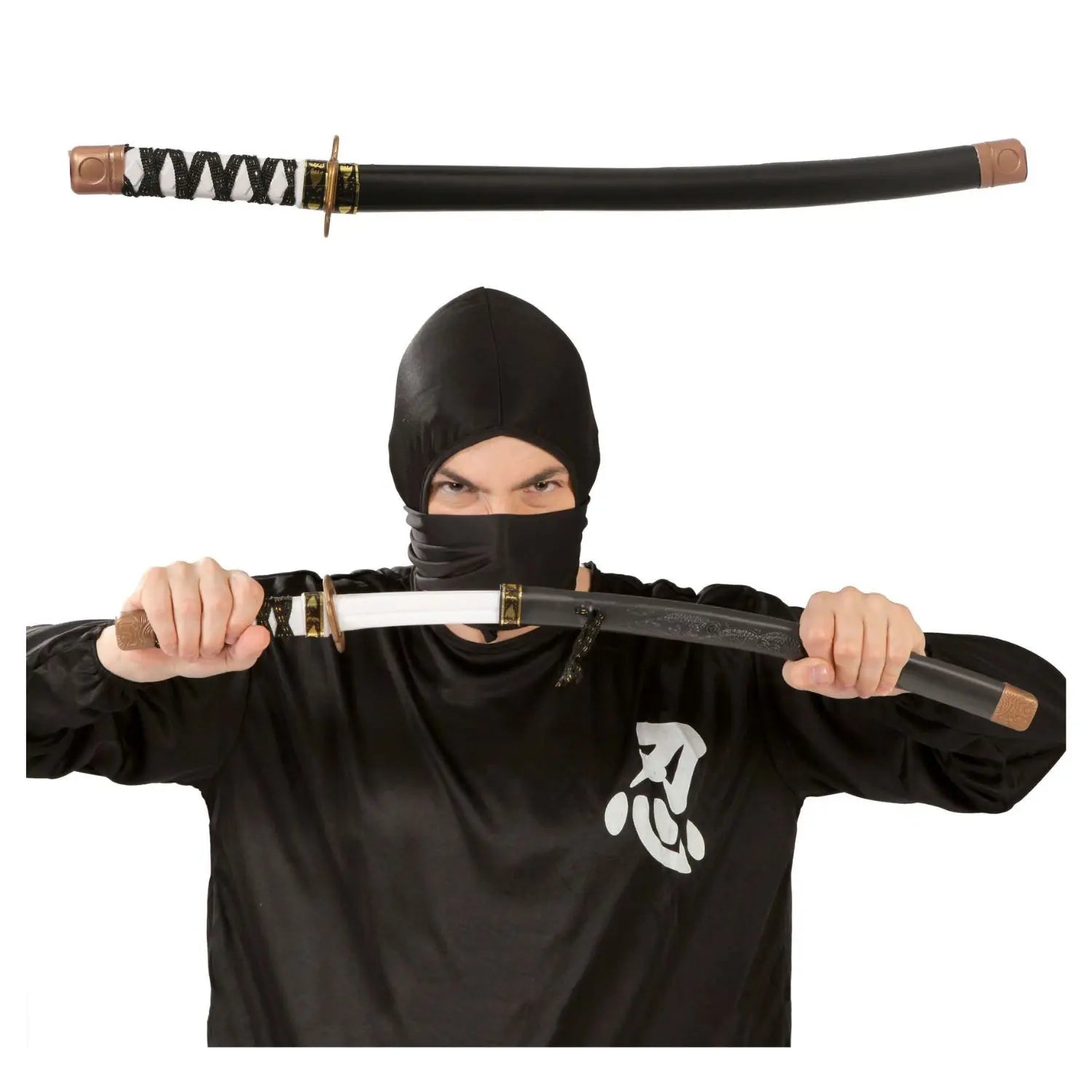 Sable japonés con funda 59 cm accesorio para disfraz ninja