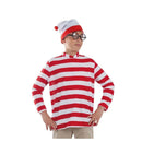 Set de Dormilón para infantil con gorro y camiseta de rayas