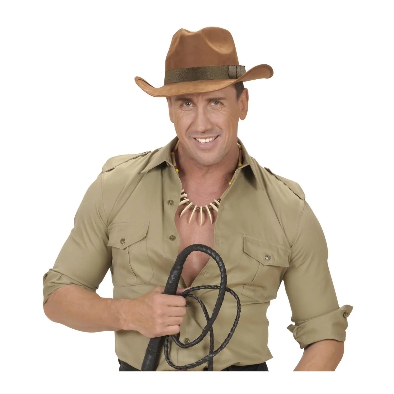 sombrero aventurero para adulto complemento para look explorador o safari con estilo clásico