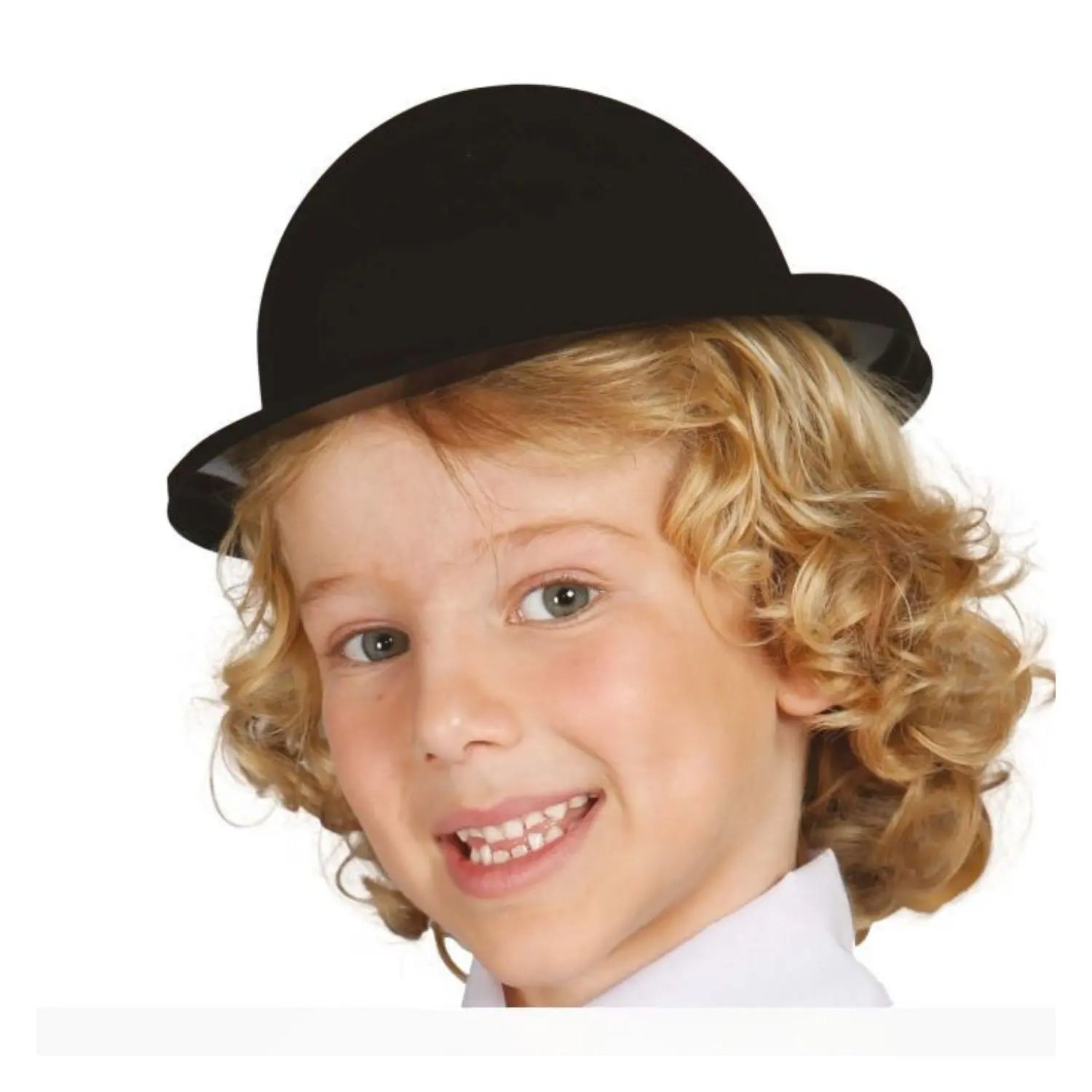 sombrero bombin infantil plastico complemento disfraz epoca carnaval