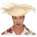 Sombrero de espantapájaros color paja para disfraz de carnaval