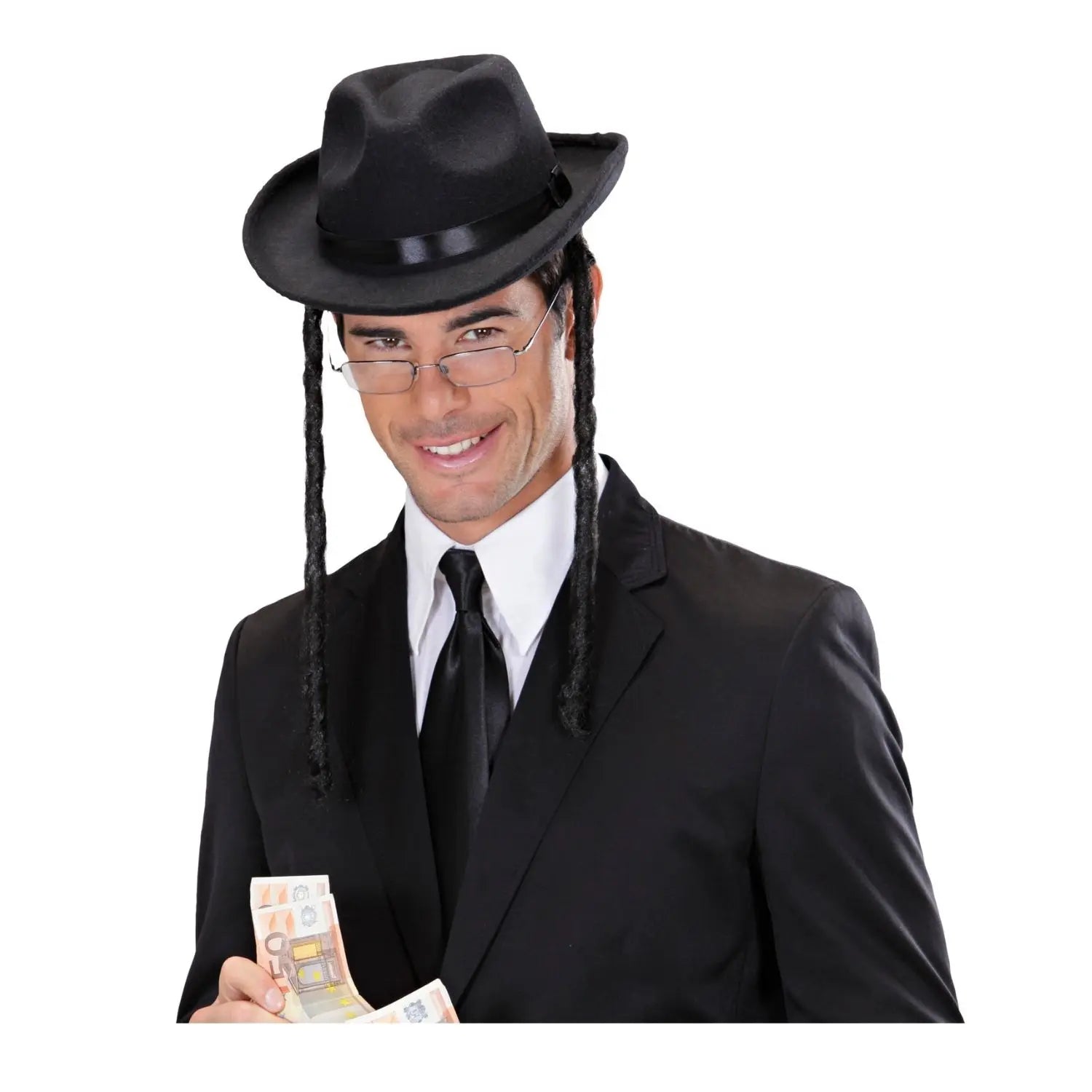 sombrero de rabino para adulto complemento para look religioso o tradicional con estilo clásico