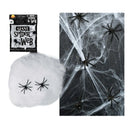 bolsa de telarañas blancas 100 gramos complemento para look de terror o decoración Halloween