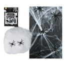 bolsa de telarañas blancas 228 gramos complemento para look de terror o decoración Halloween