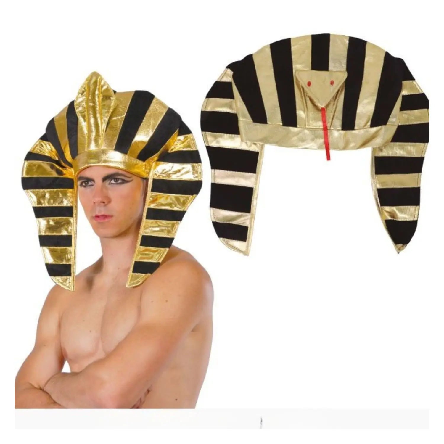 Tocado de faraón egipcio accesorio disfraz antiguo Egipto