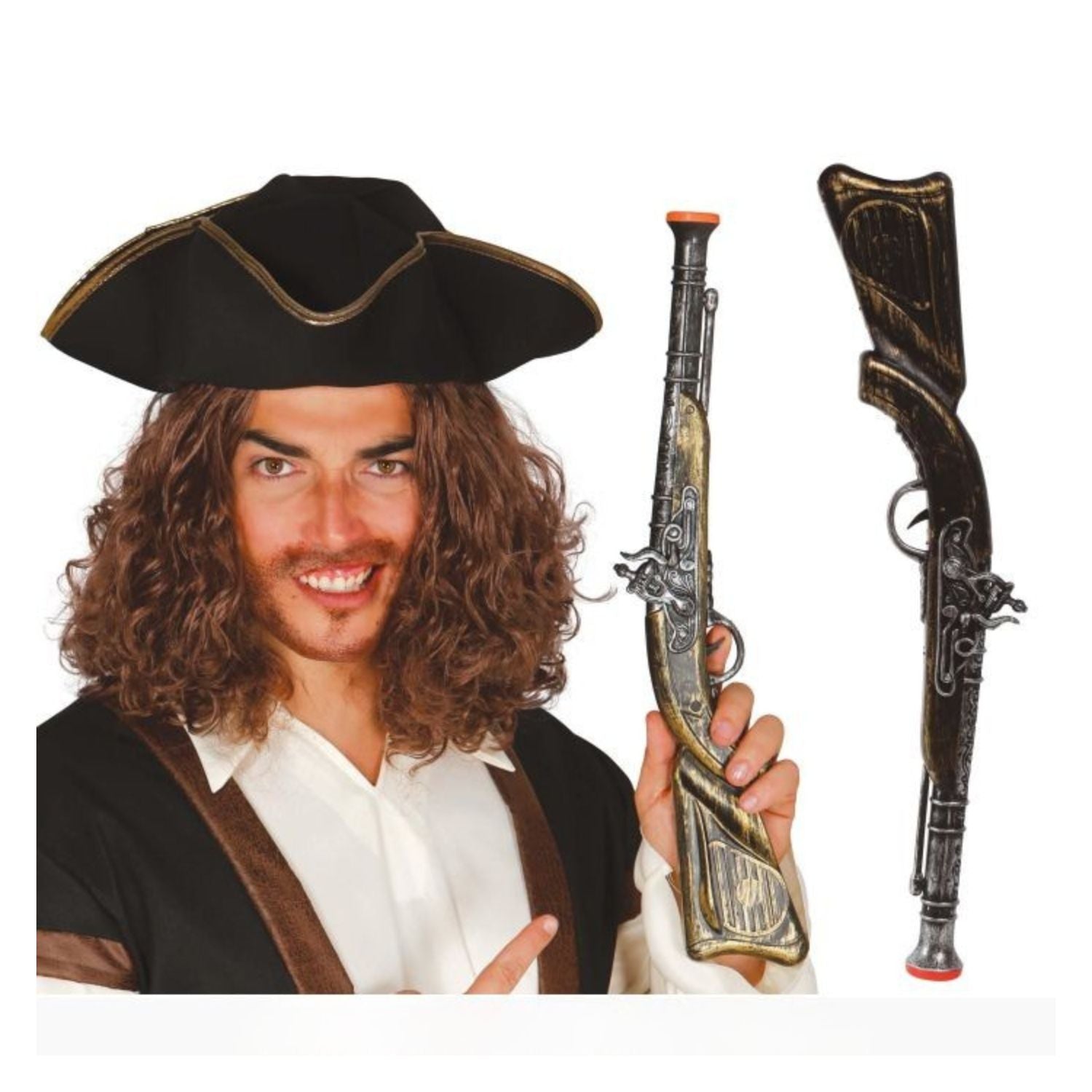 Trabuco pirata accesorio para disfraz de pirata