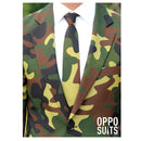 Traje de Comando para hombre con estampado militar camuflaje
