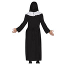 Adulto con disfraz monja Nun para fiestas temáticas