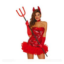 tridente de diablo adulto 120 cm accesorio para disfraz halloween carnaval