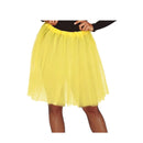 tutu amarillo adulto 60 cm complemento para look de fantasía o carnaval en fiestas temáticas
