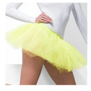 tutu amarillo complemento para look de fantasía o carnaval en fiestas temáticas