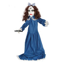 Vampira animada con cuchillo luz sonido y movimiento para Halloweenj