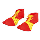 zapatos payaso rojo amarillo 36 cm grandes estilo circo para outfit divertido